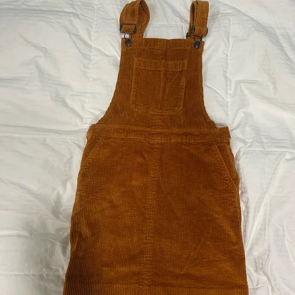 Madewell Corduroy Overall Dress - Picture 3 of 14
